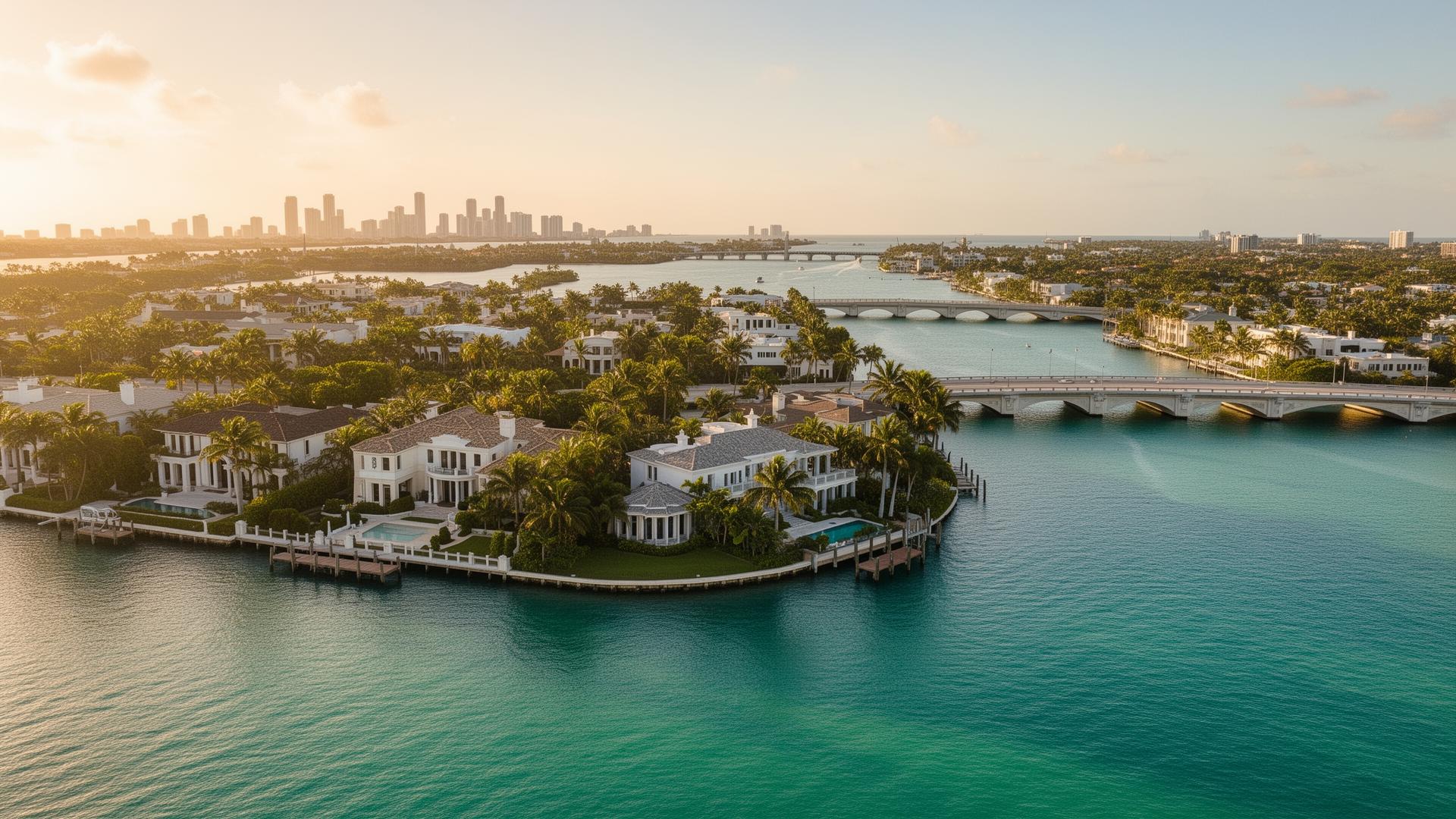 Venetian Islands & Flagler Memorial — Miami yacht charter