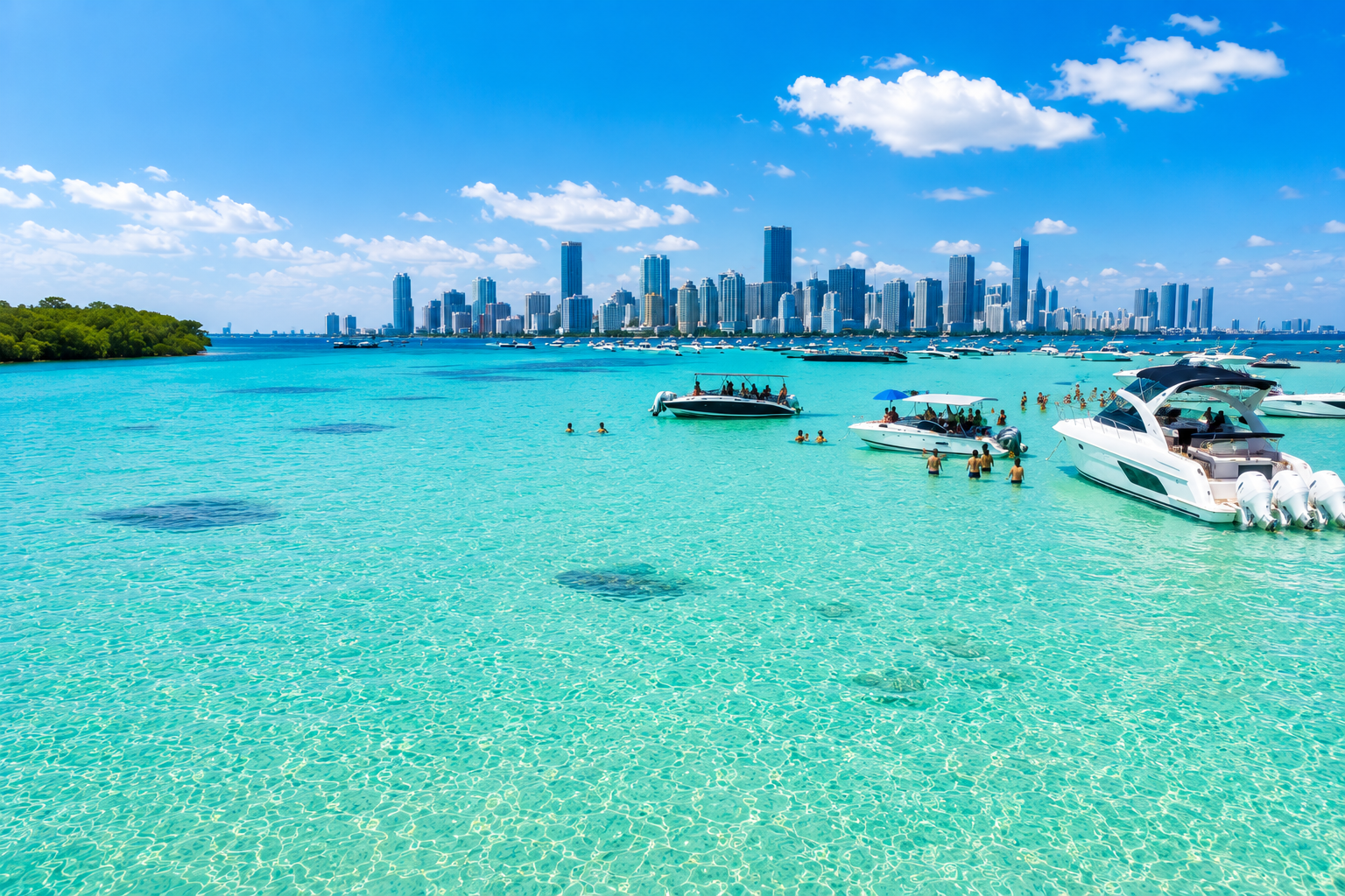 Nixon Sandbar — Miami yacht charter